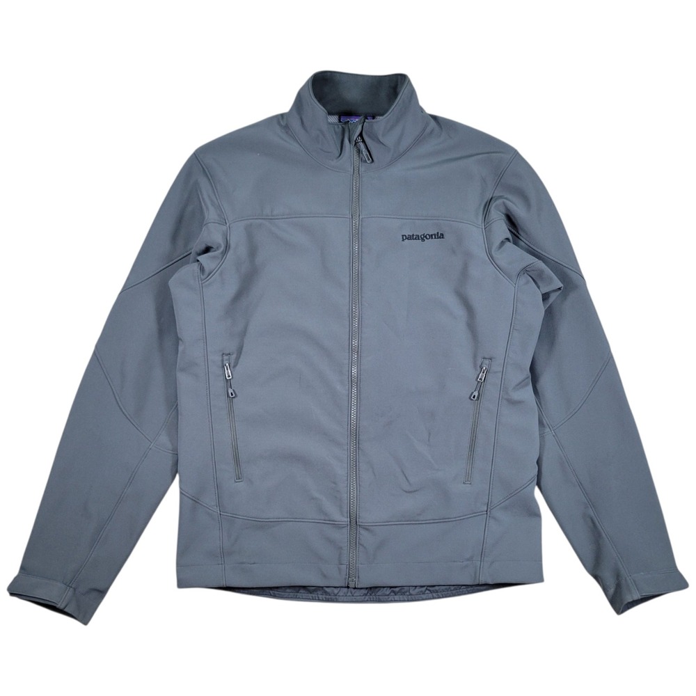 Patagonia Adze Jacket Mens Medium Gray Polartec Gorpcore Hiking Outdoor Full Zip